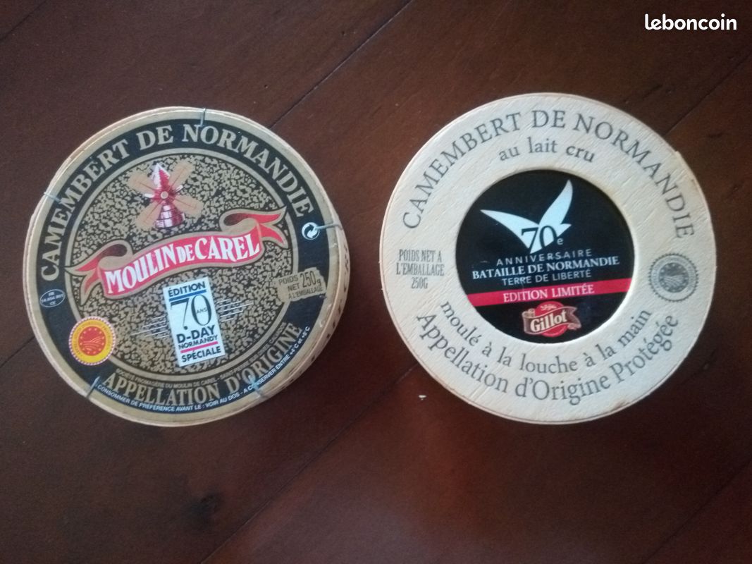 ANCIENNE ETIQUETTE BOITE Fromage Camembert Normandie Bouquet Normand