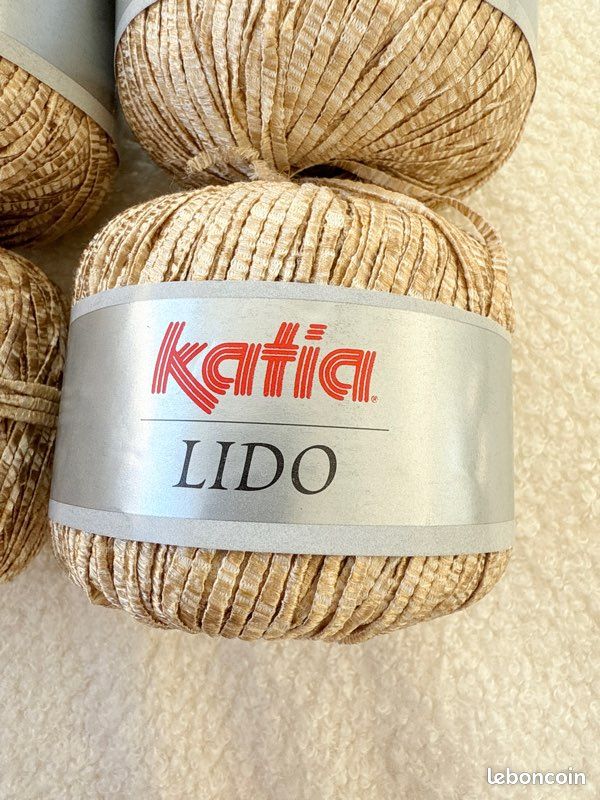 Lot De 12 Pelotes De Laine Atmosphera Beige - Aiguilles N°5, Matière Polyester
