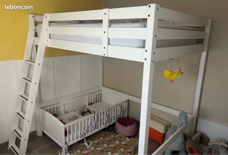 Lit mezzanine plus matelas (image 2)