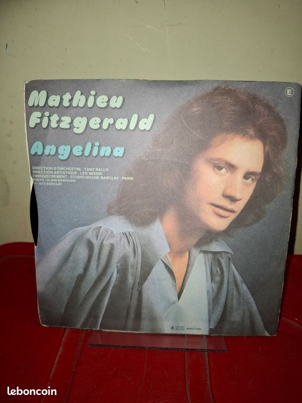 Mathieu fitzgerald 45 tours vinyle (image 2)