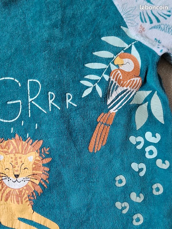 3 ans mixte pyjama velours Petit Beguin (image 4)