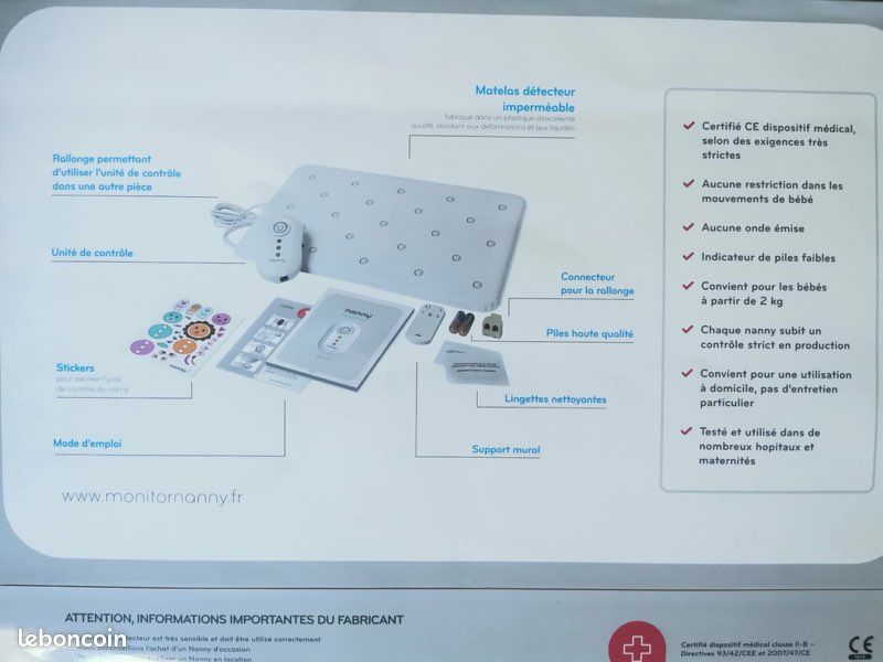 Moniteur respiratoire Nanny Care BM02 (image 2)