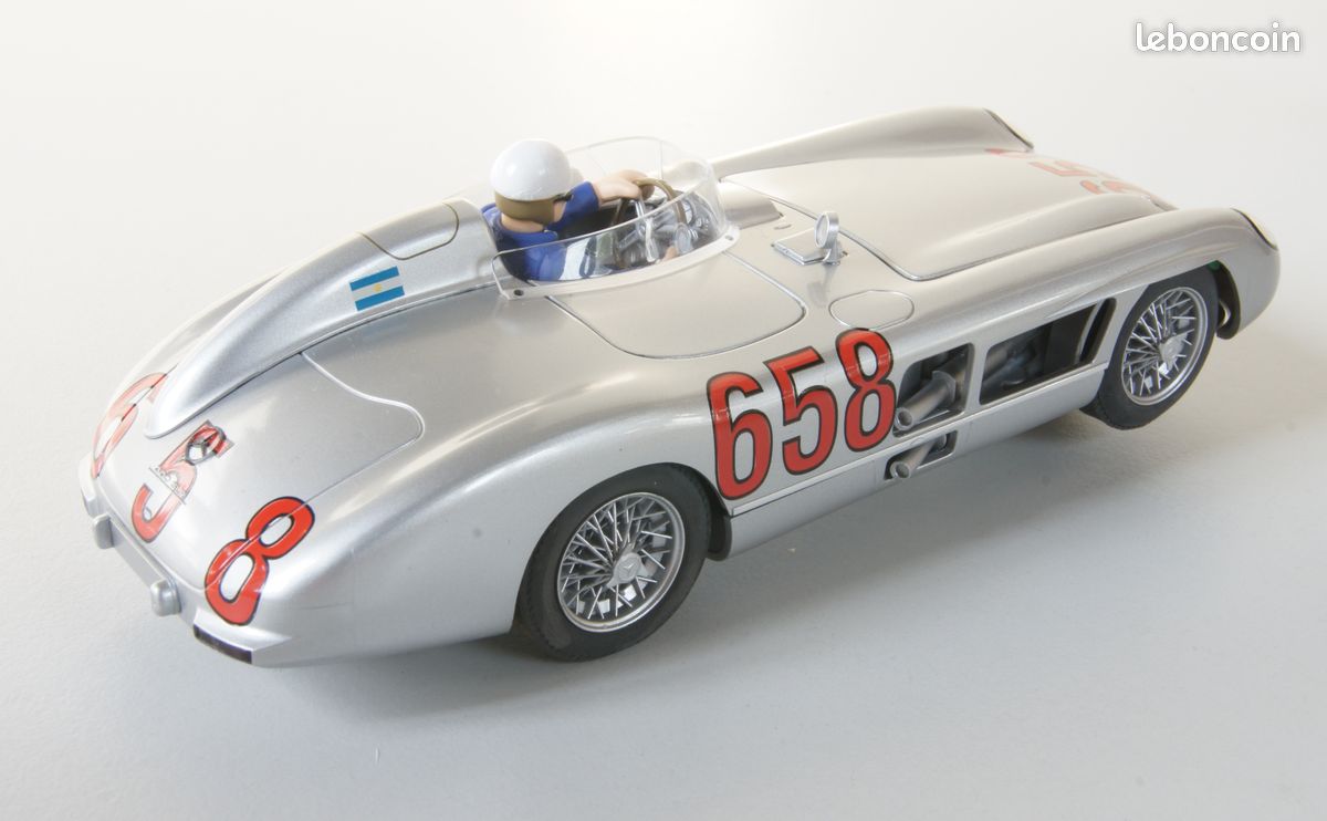 MERCEDES BENZ 300 SLR n°658 2ème Mille Miglia 1955 SCALEXTRIC 1:32 