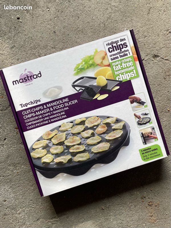 Mandoline et support pour chips au micro-ondes (image 1)