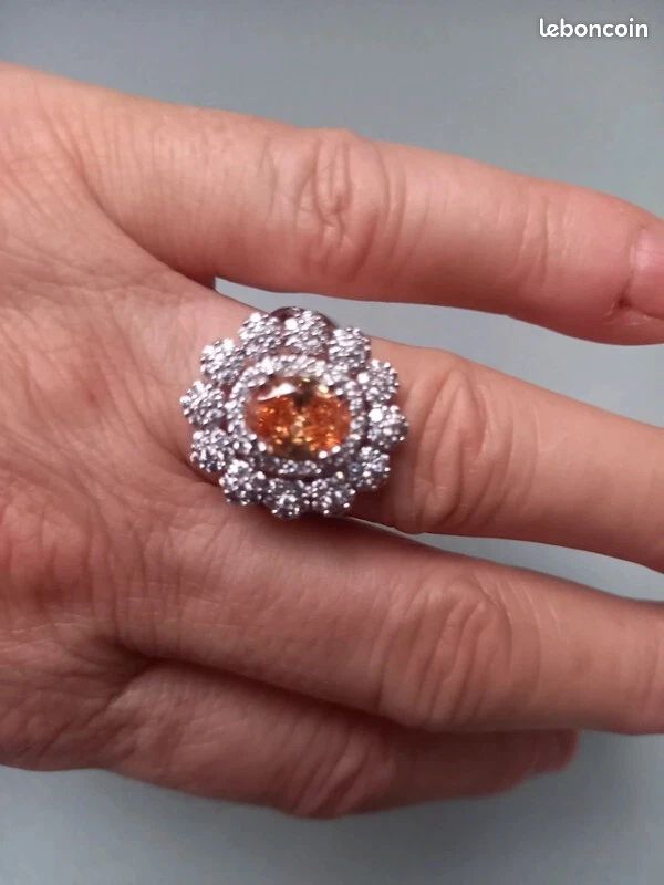 Bague en calcédoine chrome - Argent 925 - Natur'O Pierres