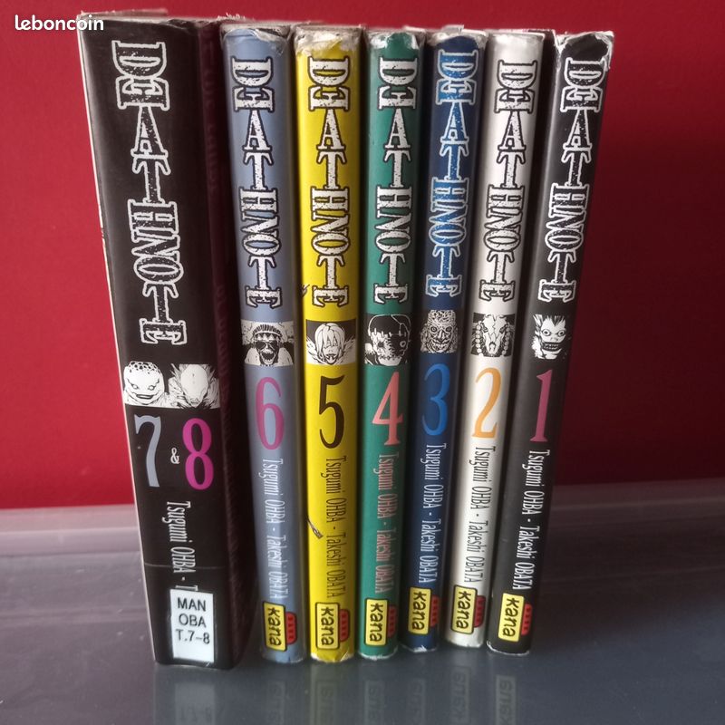 Manga Death Note tome 1 à 8 (image 1)