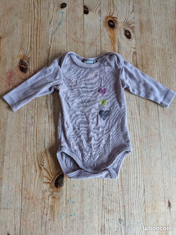Lot de bodys et pyjamas bébé fille (image 8)