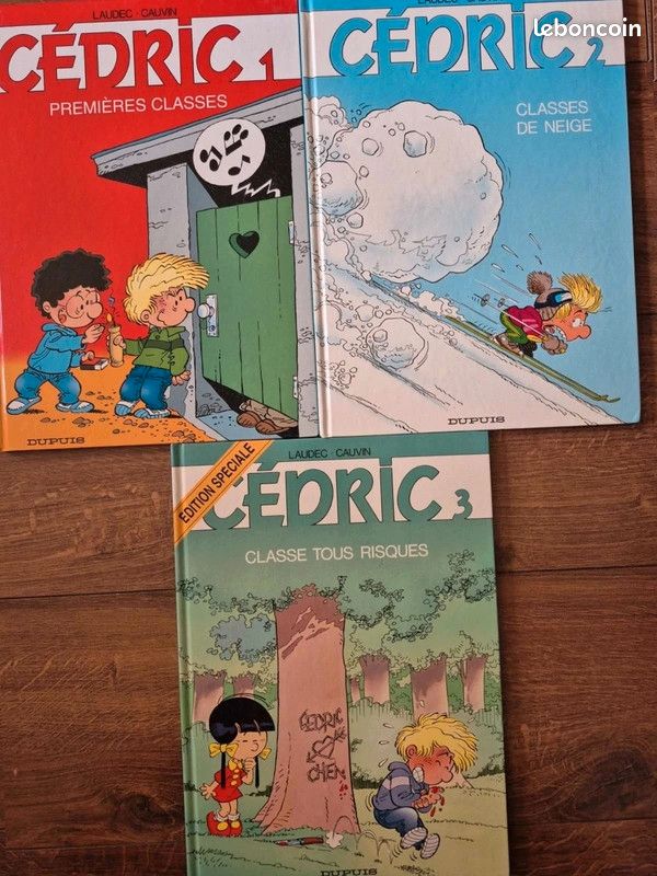 Lot de 3 bandes dessinées Cédric (image 1)