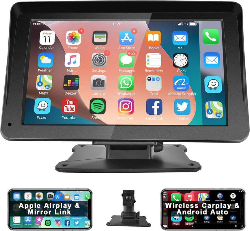 2023 Portable Autoradio avec Sans Fil Apple Carplay Android Auto 7