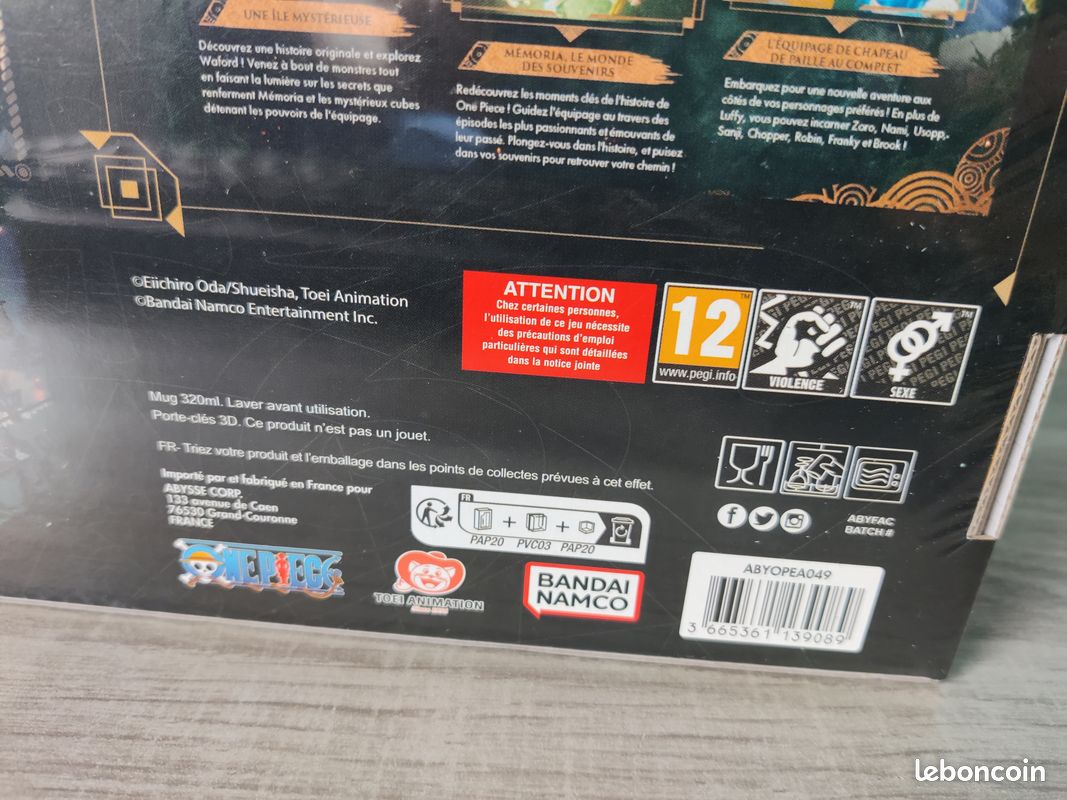 Jeu PS5 One Piece Odyssey - Neuf Sous Blister, Version PAL FR