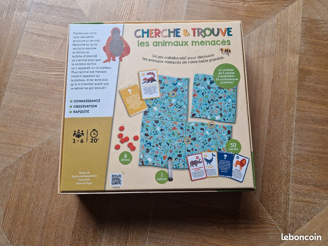 Jeu cherche&trouve animaux menacés (image 3)
