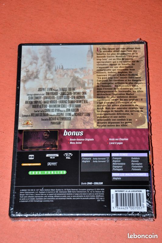 DVD : Un pont trop loin - Neuf - (image 2)