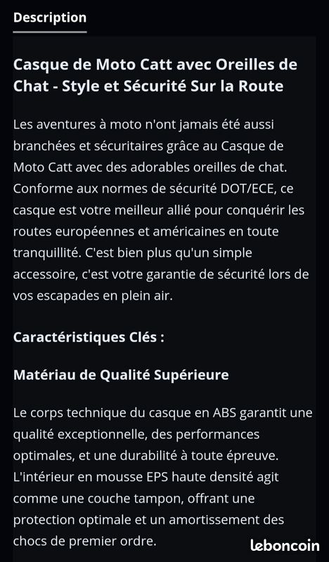 Casque d'oreille de chat rose pour Femmes D.O.T Casque de moto intégral avec oreilles de chat détachables Casques de moto Casque de protection pour les déplacements en ville (59~60cm L