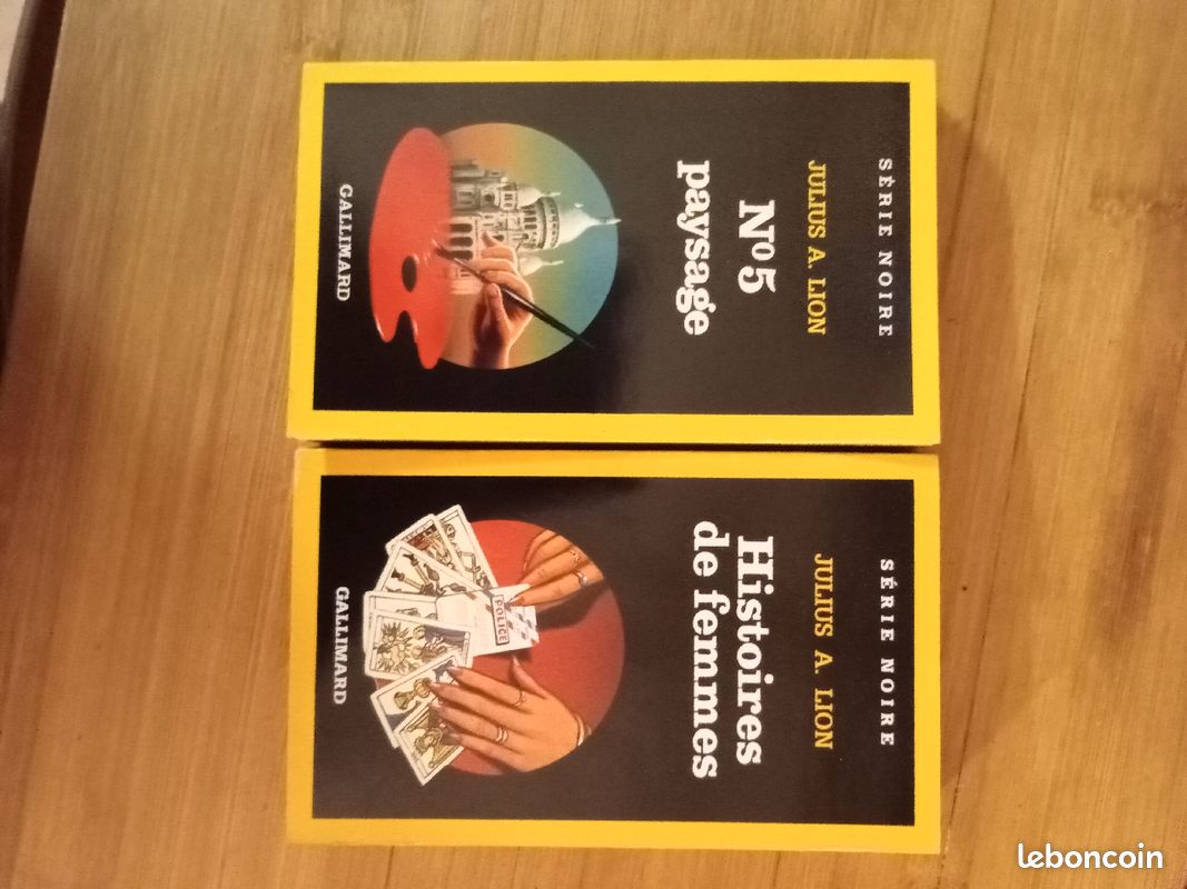 Série Noire Julius A. Lion lot de 2 titres (image 1)