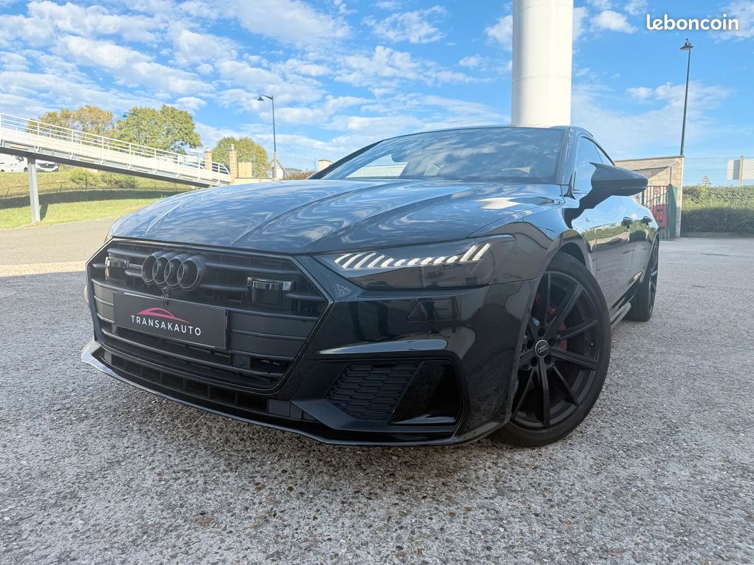 AUDI A7 Sportback 55 TFSIe 367ch Stronic BVA7 Quattro Competition / VOLANT CARBON LED & PACK CARBON / CIEL ETOILÉ (image 1)
