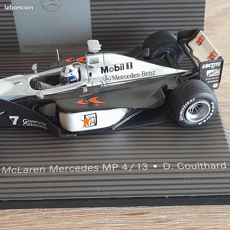Miniature Minichamps 1/43 – McLaren Mercedes MP4/12 – Test Car Coulthard 1997 – Occasion