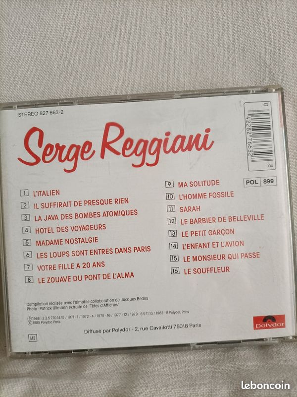 CD Serge REGGIANI (image 12)