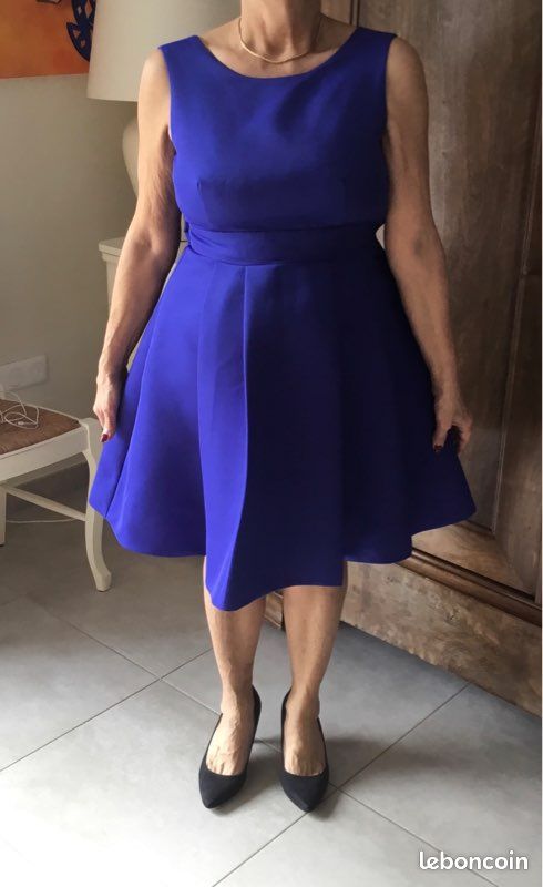 Robe De Soirée Sinequanone Noir - Taille T1, état Neuf, Fabriquée En France