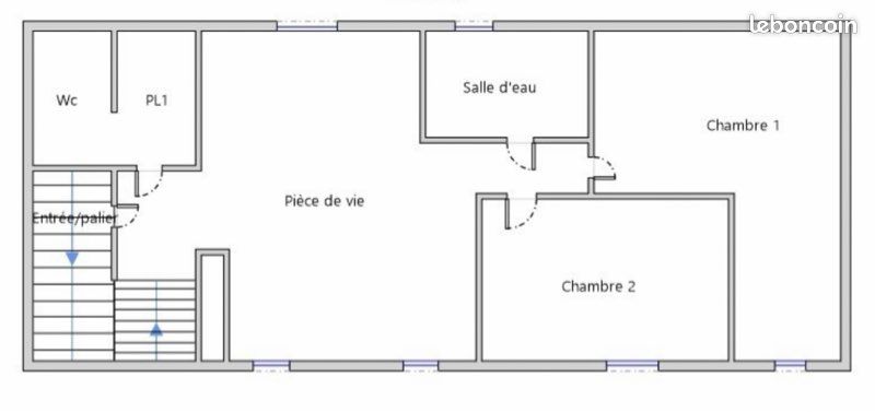 Appartement 3 pièces entièrement rénové -lumineux - Зe et dernier étage - Lorient (image 13)