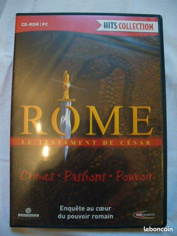 Jeu PC Rome : Le Testament De César - Cdrom - Pouvoir Romain