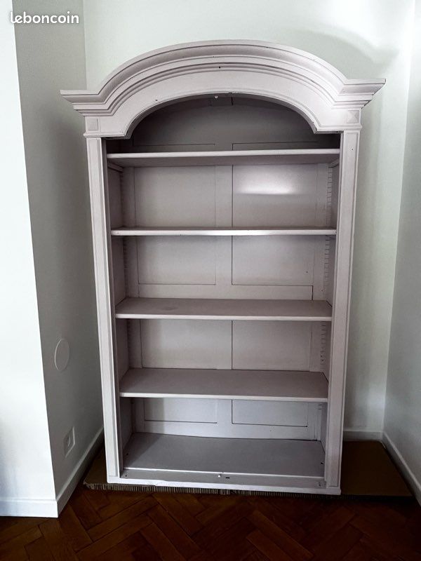 Bibliothèque ancienne rénovée - Teinte beige rosé (image 5)