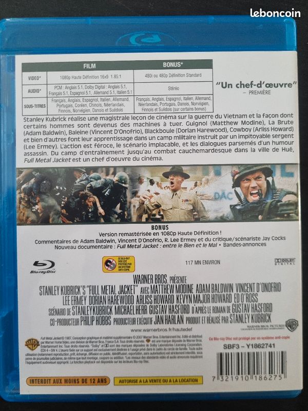 Blu ray full metal jacket (image 2)