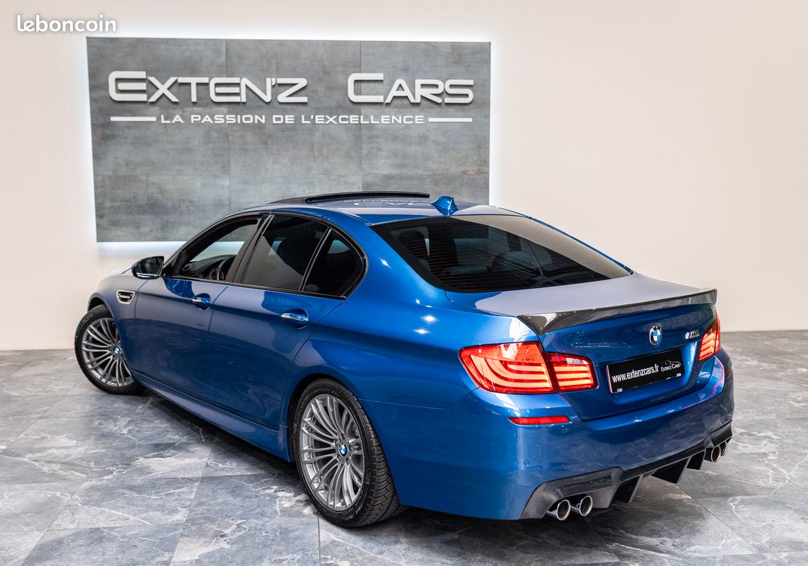 BMW M5 (F10) 4.4 V8 560CV DKG 7 - Bleu Monte Carlo - Avec 21.000 Kms & TVA Apparente - Etat Collection - Garantie 12 Mois (image 4)