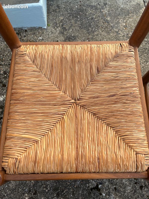 Chaises paille x2 (image 2)