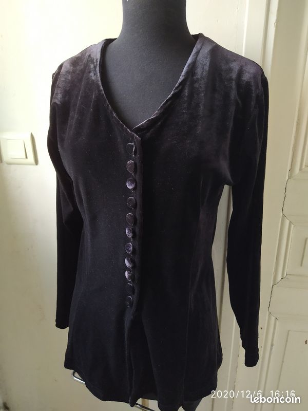Veste en velours (image 1)