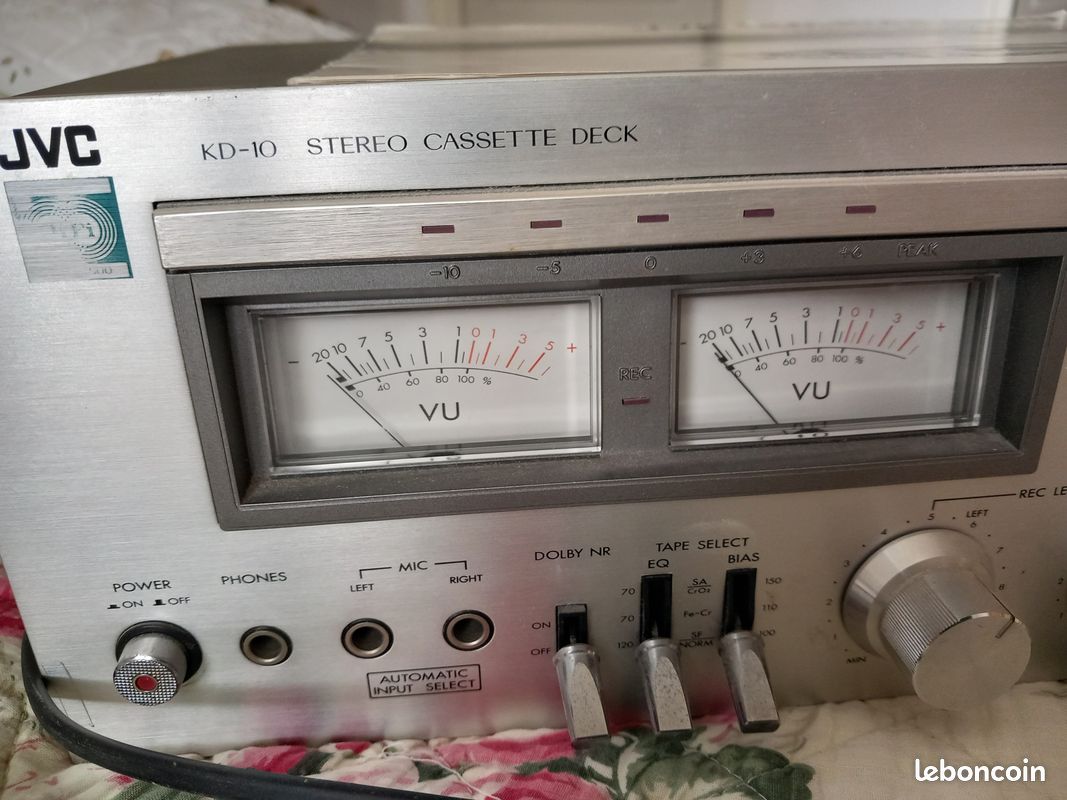 Magnétophone JVC KD-2 Vintage Années 70 – Pour Pièces Ou Réparation
