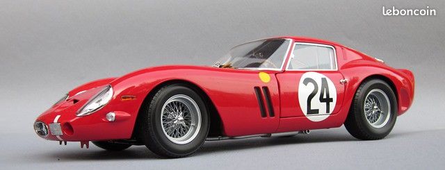Miniature Kyosho 1/18 Ferrari 250 GTO #25 - Le Mans 1963 - Échelle 1:18