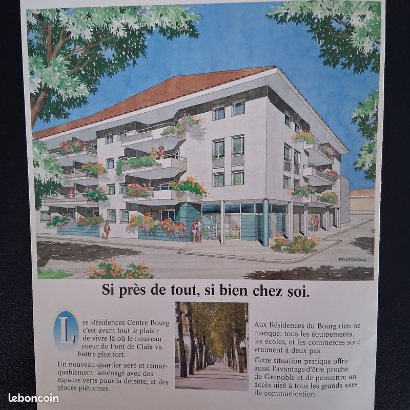 Appartement 3 pièces 64 m² · à Le Pont-de-Claix · 64 m² · 172 000 €