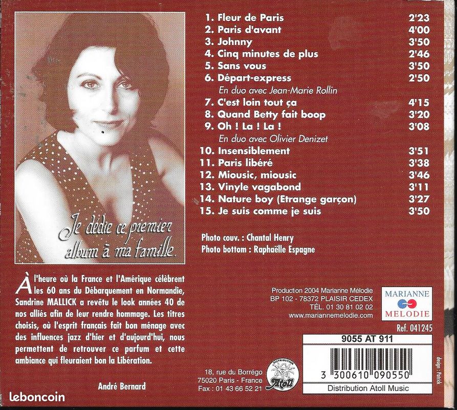 Cd Sandrine mallick c est loin tout ca (image 2)
