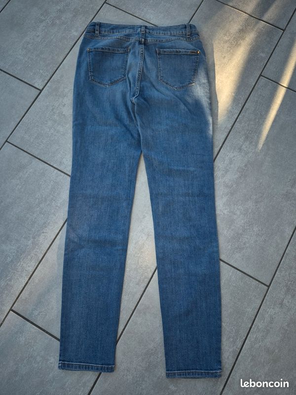 Jean slim bleu classique - I.CODE (image 10)