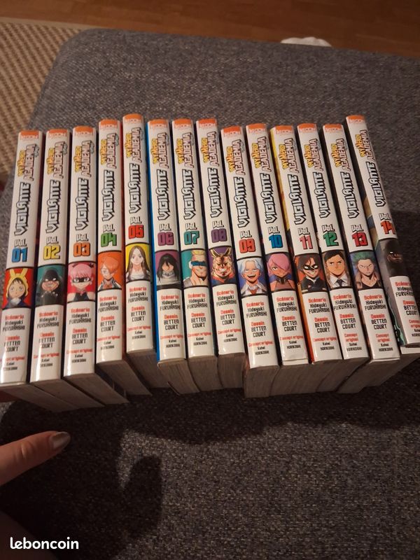 Manga lot vigilante my hero academia tome 01 à 14 (image 1)