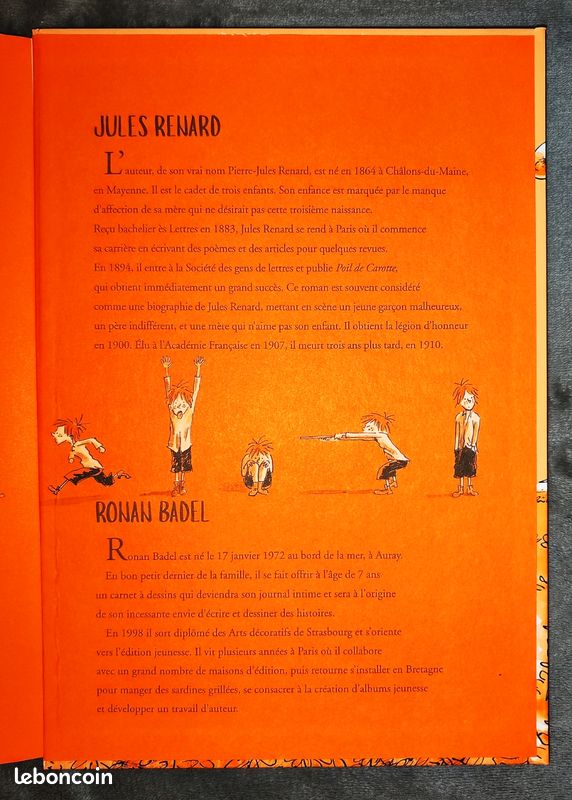 Livre "Poil de Carotte"🥕 par Jules Renard - Neuf - Idéal pour cadeau de Noël (image 5)
