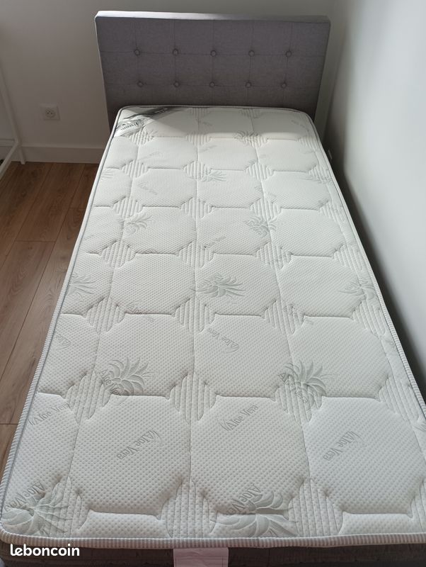 Lit + matelas 190x90 (image 2)