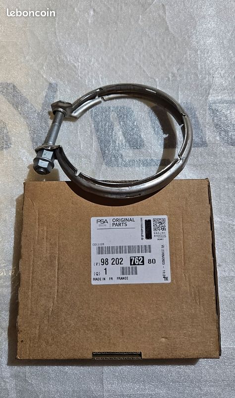 Collier De Serrage échappement 54 Mm - Référence 171367 - Neuf Original Peugeot Citroën