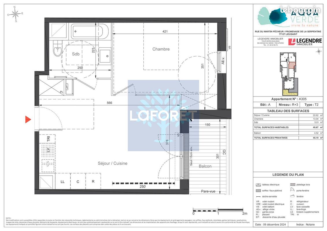 Appartement 2 pièces 41 m² · à Lieusaint · 41 m² · 199 990 €