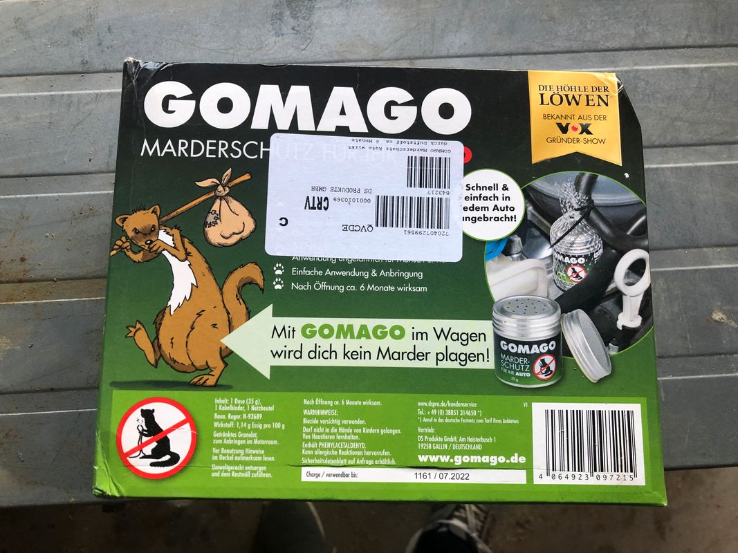GOMAGO Contre Fiable et adaptée à l'espèce grâce au Parfum-Alternative au  répulsif, Spray, ultrasons - Équipement auto