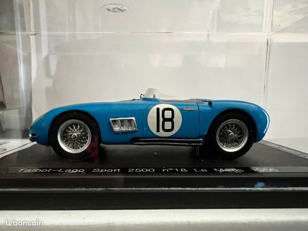 Miniature Talbot-Lago Sport 2500 N°17 – 24 Heures Du Mans 1956 – Renaissance 1/43 – RARE