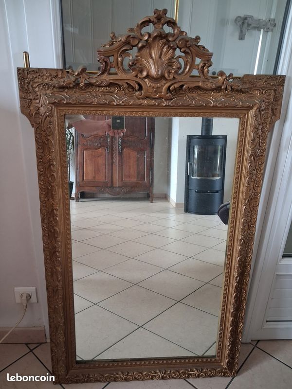 Ancien miroir style louis xv (image 1)