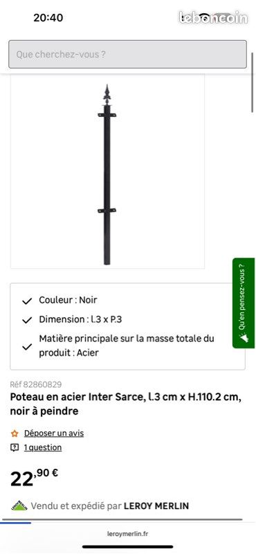 Poteau en acier (image 2)
