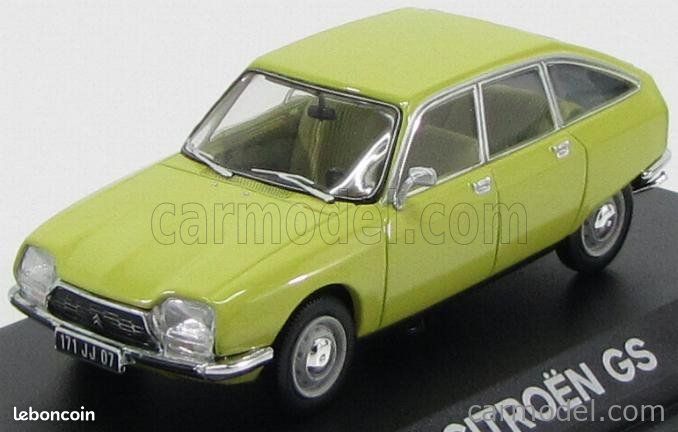A SAISIR (rare) 1/43 Citroën GS jaune primevere 1971 Norev ref 15821 amb43 (image 1)