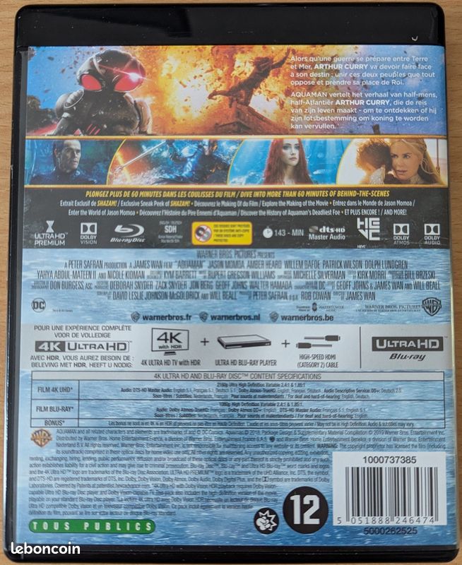 BR - Bluray - 4k AQUAMAN (image 3)