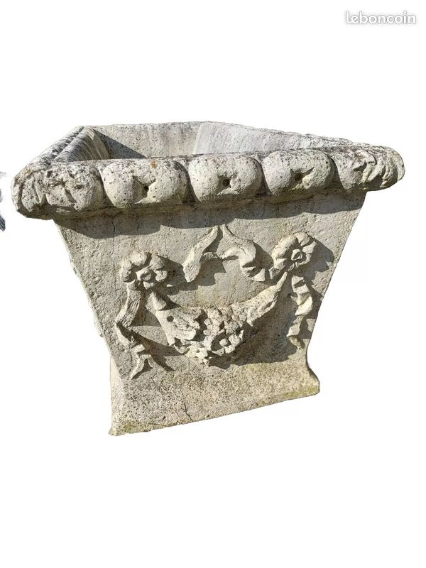 Jardinière en pierre reconstituée (image 3)