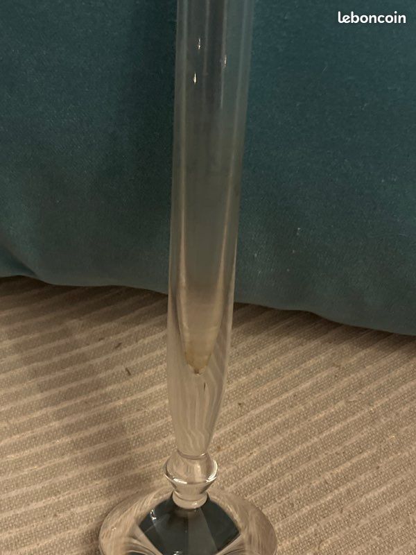 Grand vase soliflore tube baccarat (image 6)