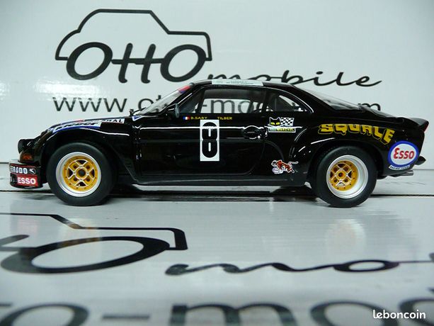 Otto 1/18 - Alpine A110 Gr.5 Armor B. Saby Rally Resin Model