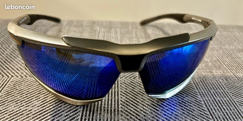Briko Stinger Lunettes de soleil de cyclisme unisexe pour adulte Noir mat