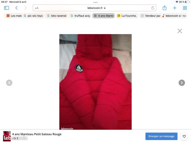 4 ans manteau petit bateau (image 4)